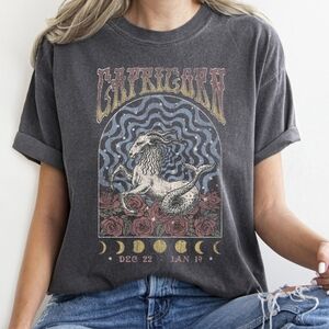 Comfort Colors Charcoal Capricorn Graphic Tee